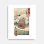 Moving Castle Ukiyo-E-none stretched canvas-vp021