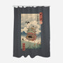 Moving Castle Ukiyo-E-none polyester shower curtain-vp021