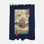 Moving Castle Ukiyo-E-none polyester shower curtain-vp021