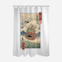 Moving Castle Ukiyo-E-none polyester shower curtain-vp021