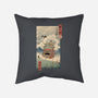 Moving Castle Ukiyo-E-none non-removable cover w insert throw pillow-vp021