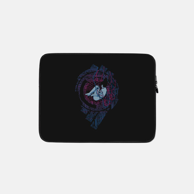 Wired Existence-none zippered laptop sleeve-pigboom