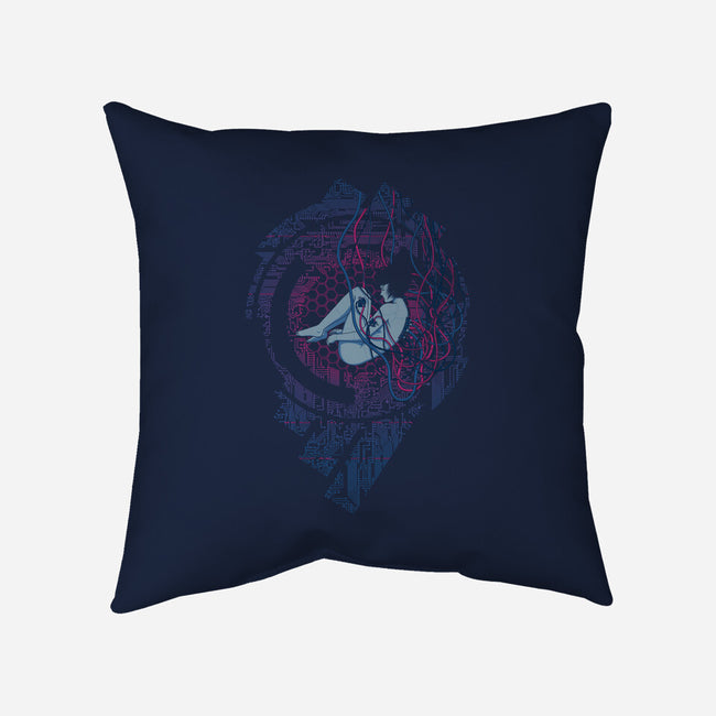 Wired Existence-none removable cover w insert throw pillow-pigboom