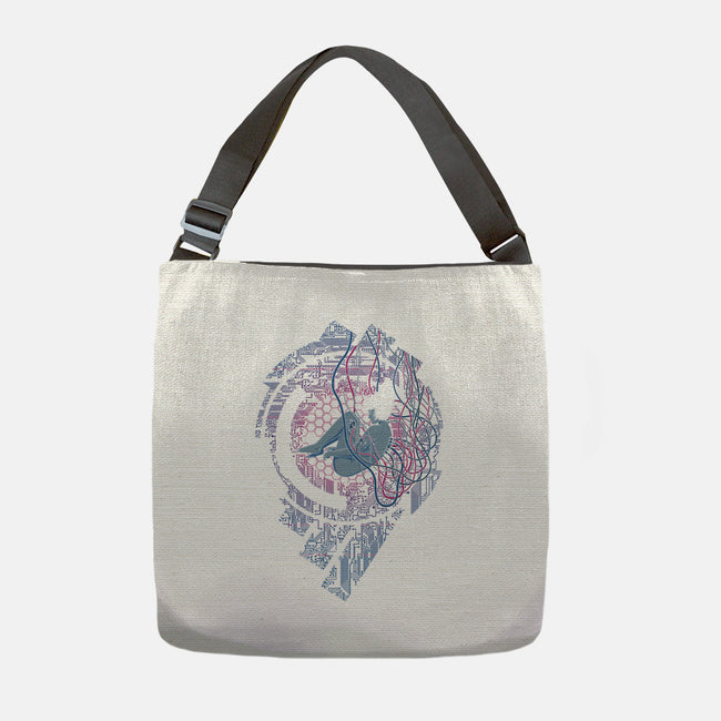 Wired Existence-none adjustable tote-pigboom