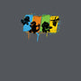 Pokequest-womens v-neck tee-rocketman_art