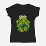 My Neighbor's Forest-womens v-neck tee-constantine2454