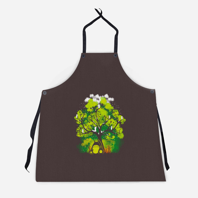 My Neighbor's Forest-unisex kitchen apron-constantine2454