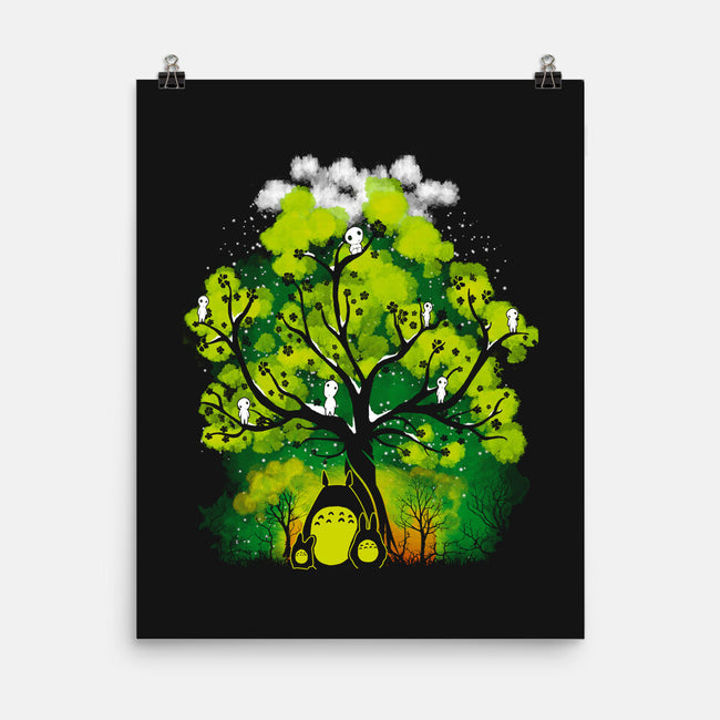 My Neighbor's Forest-none matte poster-constantine2454