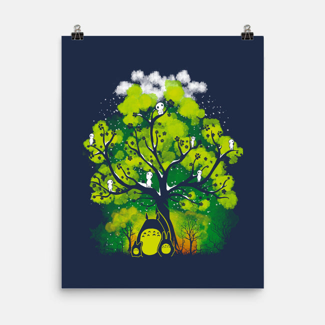 My Neighbor's Forest-none matte poster-constantine2454