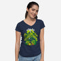 My Neighbor's Forest-womens v-neck tee-constantine2454