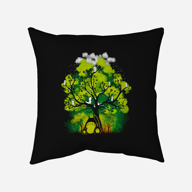My Neighbor's Forest-none non-removable cover w insert throw pillow-constantine2454