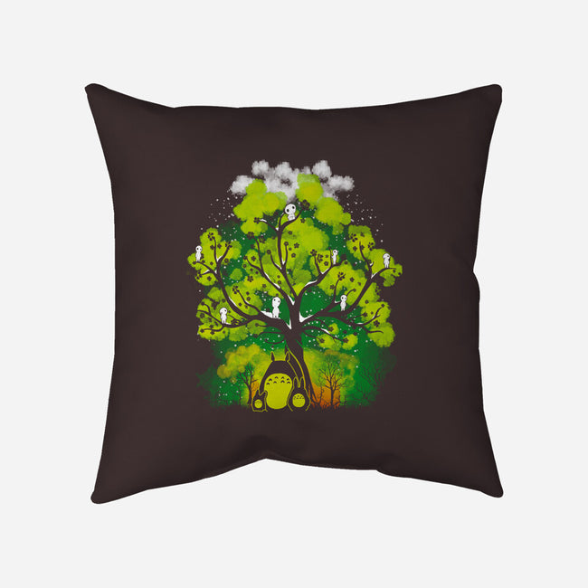 My Neighbor's Forest-none non-removable cover w insert throw pillow-constantine2454