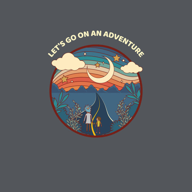 Let's Go on An Adventure-womens off shoulder sweatshirt-zody