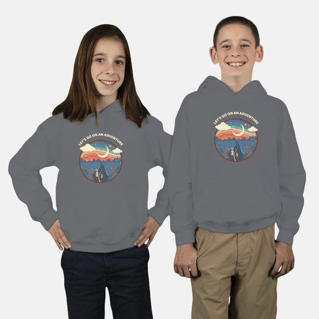 Let's Go on An Adventure-youth pullover sweatshirt-zody