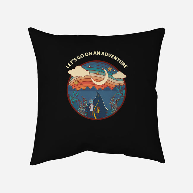 Let's Go on An Adventure-none non-removable cover w insert throw pillow-zody