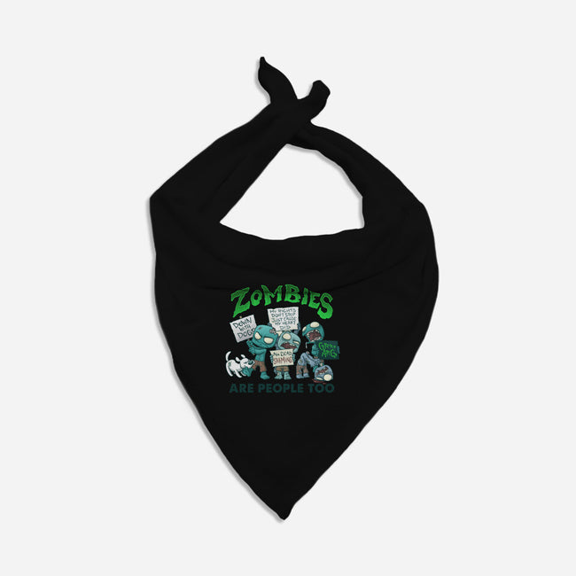 Zombie Rights-cat bandana pet collar-DoOomcat