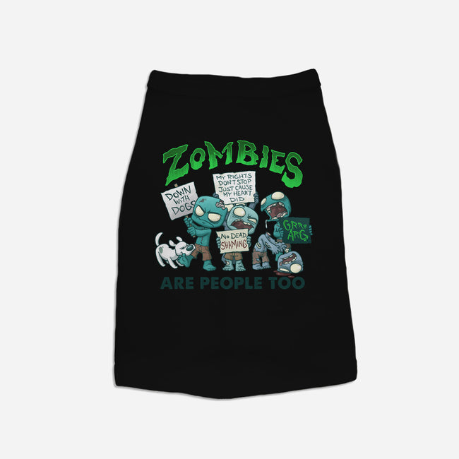 Zombie Rights-dog basic pet tank-DoOomcat