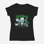 Zombie Rights-womens v-neck tee-DoOomcat