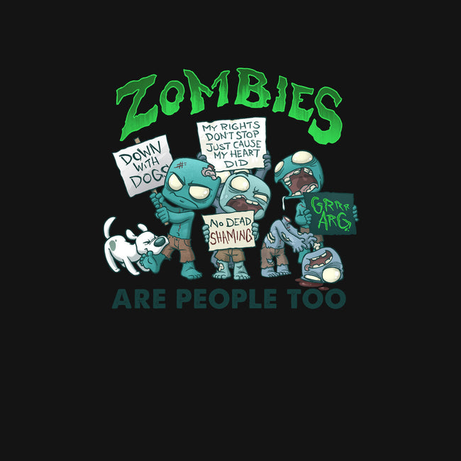 Zombie Rights-none fleece blanket-DoOomcat