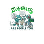 Zombie Rights-none zippered laptop sleeve-DoOomcat