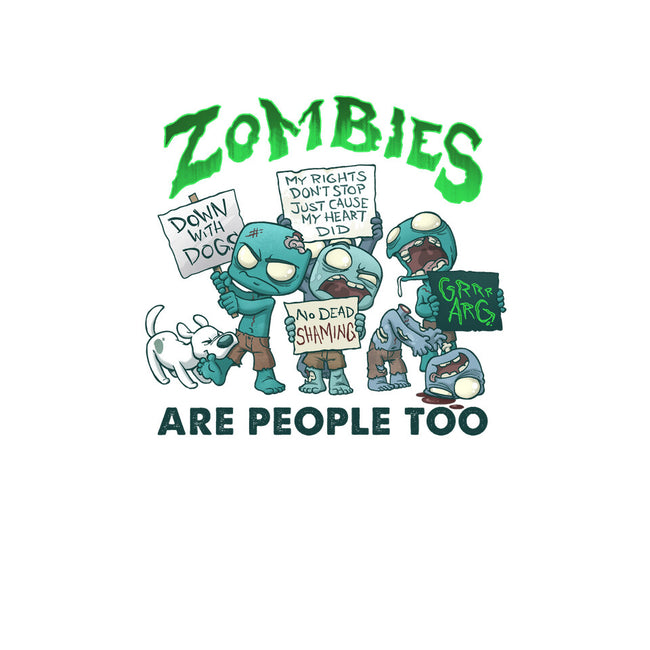 Zombie Rights-none fleece blanket-DoOomcat