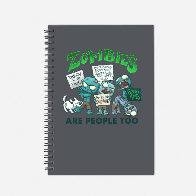 Zombie Rights-none dot grid notebook-DoOomcat