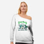 Zombie Rights-womens off shoulder sweatshirt-DoOomcat
