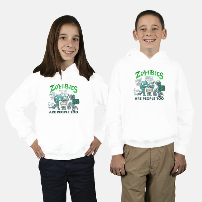 Zombie Rights-youth pullover sweatshirt-DoOomcat