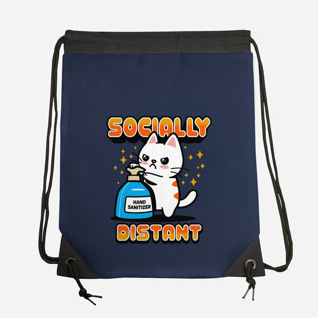 Socially Distant-none drawstring bag-Boggs Nicolas