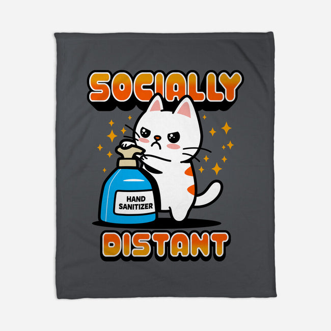Socially Distant-none fleece blanket-Boggs Nicolas