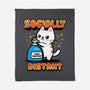 Socially Distant-none fleece blanket-Boggs Nicolas