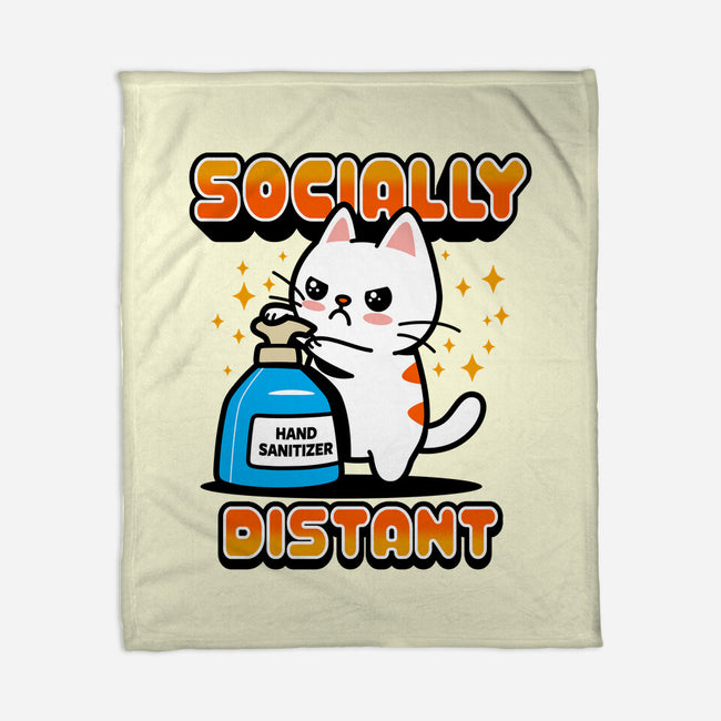 Socially Distant-none fleece blanket-Boggs Nicolas