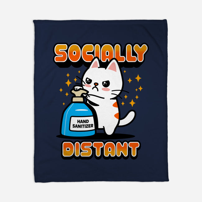 Socially Distant-none fleece blanket-Boggs Nicolas
