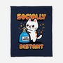 Socially Distant-none fleece blanket-Boggs Nicolas