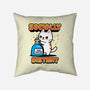 Socially Distant-none removable cover w insert throw pillow-Boggs Nicolas
