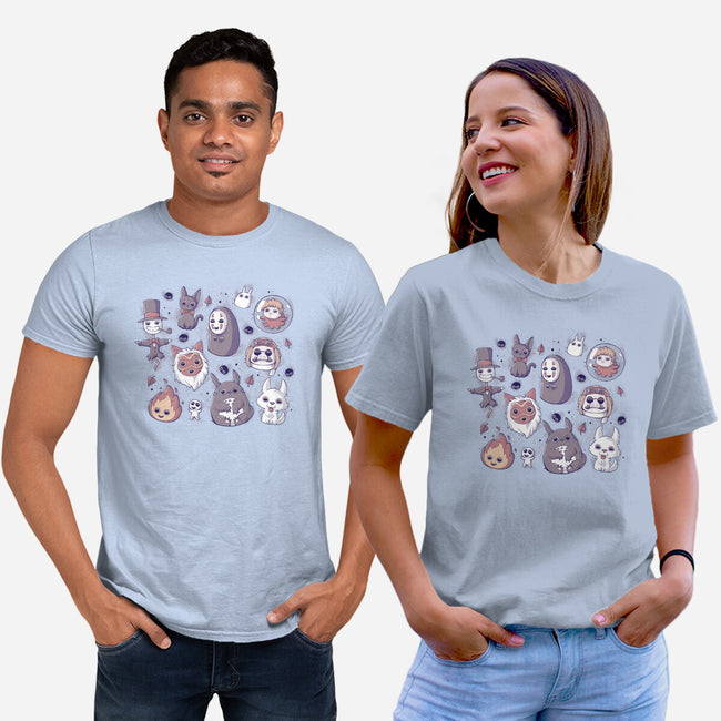 Ghibli Love-unisex basic tee-xMorfina