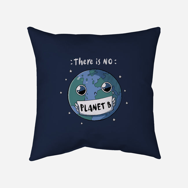 No Planet B-none removable cover throw pillow-xMorfina