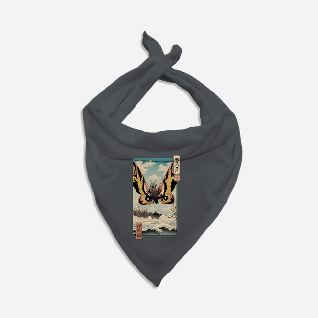 Ancient Moth Ukiyo-E-cat bandana pet collar-vp021