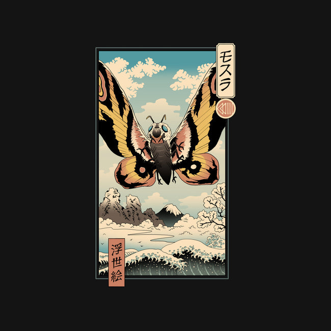 Ancient Moth Ukiyo-E-none removable cover w insert throw pillow-vp021