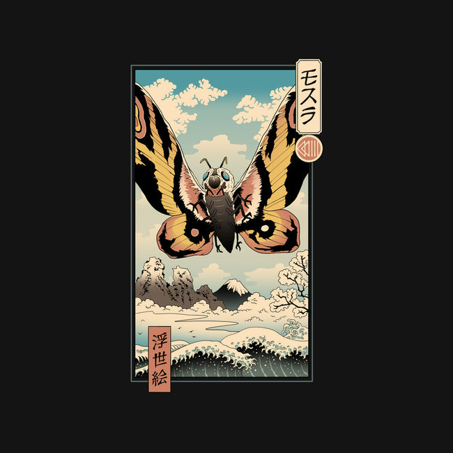 Ancient Moth Ukiyo-E-none non-removable cover w insert throw pillow-vp021