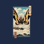Ancient Moth Ukiyo-E-none removable cover w insert throw pillow-vp021