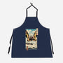 Ancient Moth Ukiyo-E-unisex kitchen apron-vp021