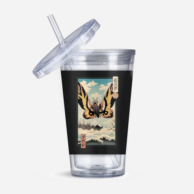 Ancient Moth Ukiyo-E-none acrylic tumbler drinkware-vp021