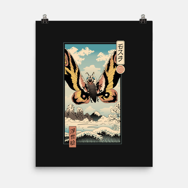 Ancient Moth Ukiyo-E-none matte poster-vp021