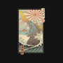 King Kaiju Ukiyo-E-none drawstring bag-vp021
