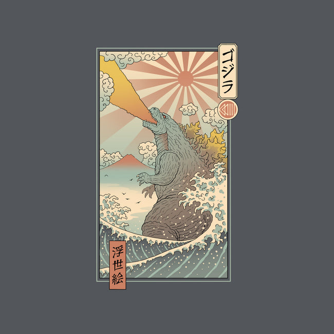 King Kaiju Ukiyo-E-unisex basic tee-vp021