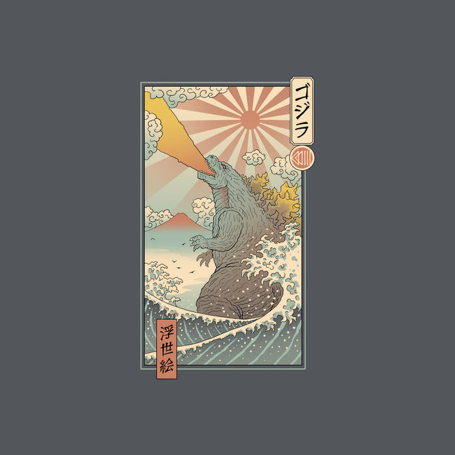 King Kaiju Ukiyo-E-none stretched canvas-vp021