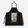 King Kaiju Ukiyo-E-unisex kitchen apron-vp021