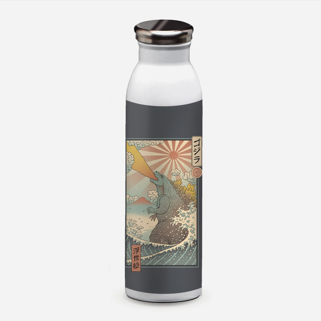 King Kaiju Ukiyo-E-none water bottle drinkware-vp021