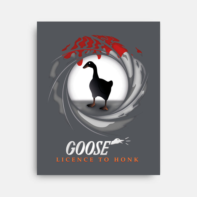 Goose Agent-none stretched canvas-Olipop